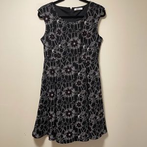 Rickis dress - Black with white